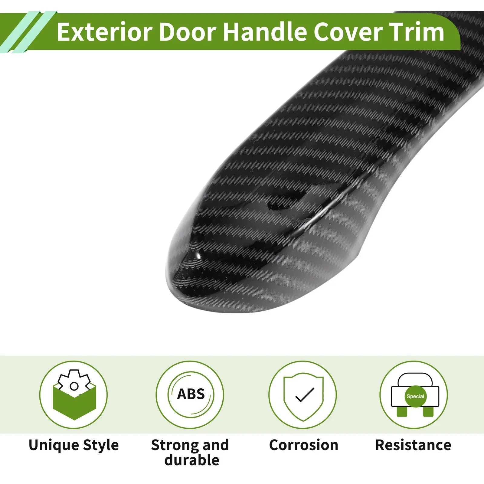 Exterior Door Handle Cover Trim Front Left/Right for BMW X3 (2018-2022)
