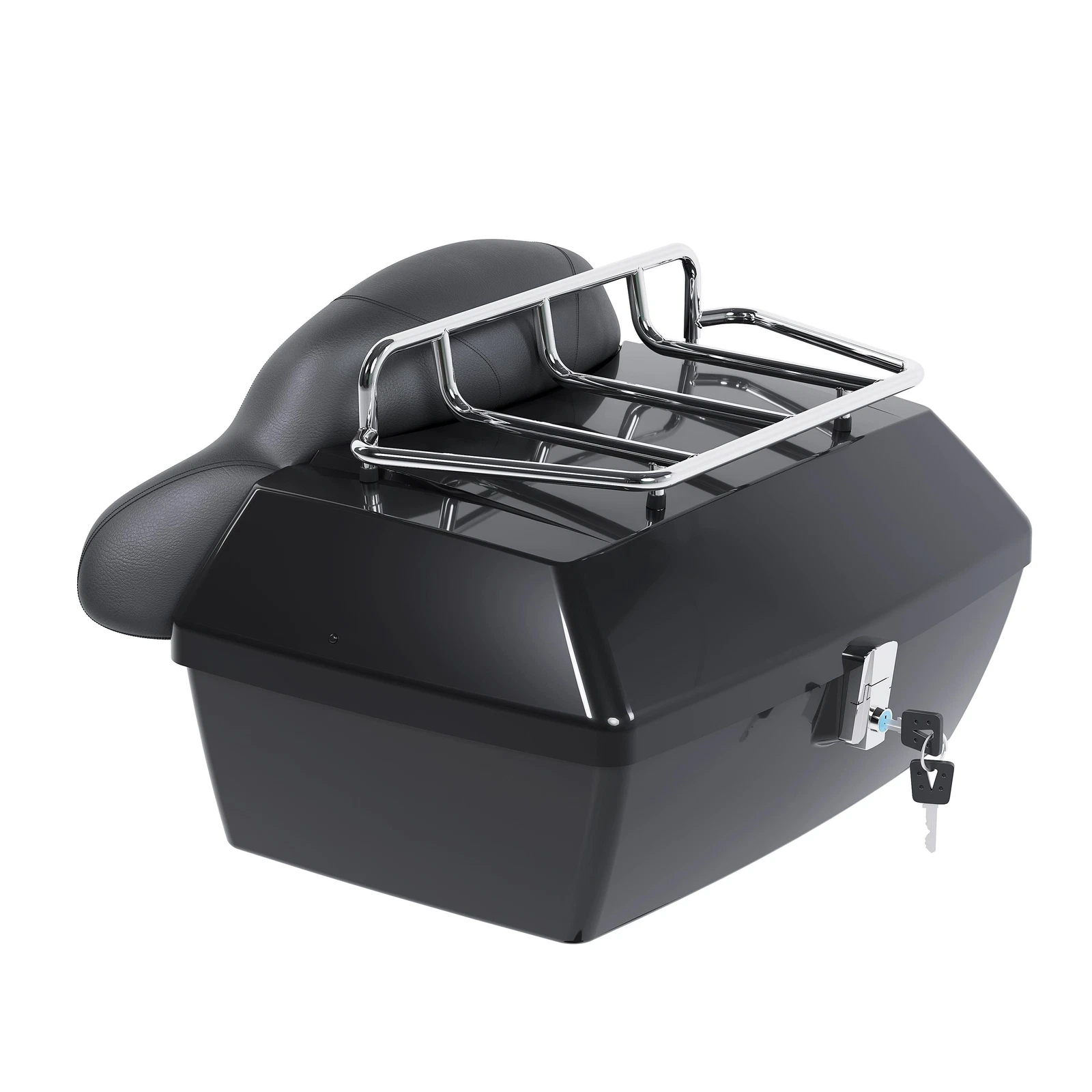 Motorcycle Tail Box Trunk Bag for Honda Harley Kawasaki (Fits )