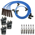 Set of 3 Ignition Coils & NGK 6 V-Power Spark Plugs for Venture V6 (1997–2005)