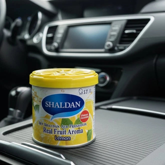 My Shaldan Lemon Air Freshener Gel for Car Office (2.8oz)