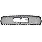 Upper Stainless Black Rivet Mesh Grille for GMC Sierra 1500/Yukon (2001-2002)
