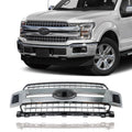 Front Bumper Grille Mesh Chrome for Ford F-150 (2018–2020) Jl3z-8200-ea