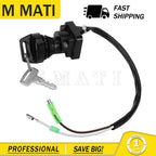 Motorcycle Ignition Key Switch for Kawasaki Bayou 300 400 (27005-1132, 27005-1159)