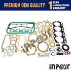 QD32 Full Overhaul Gasket Kit for Nissan QD32T QD32TI (Truck, Forklift) 10101-40K2K