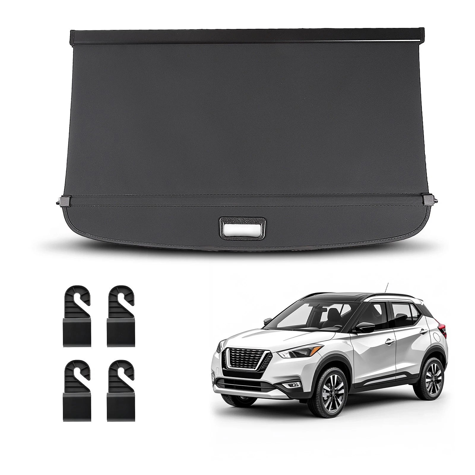Retractable Parcel Shelf Cargo Cover for Nissan Kicks (2018-2024)
