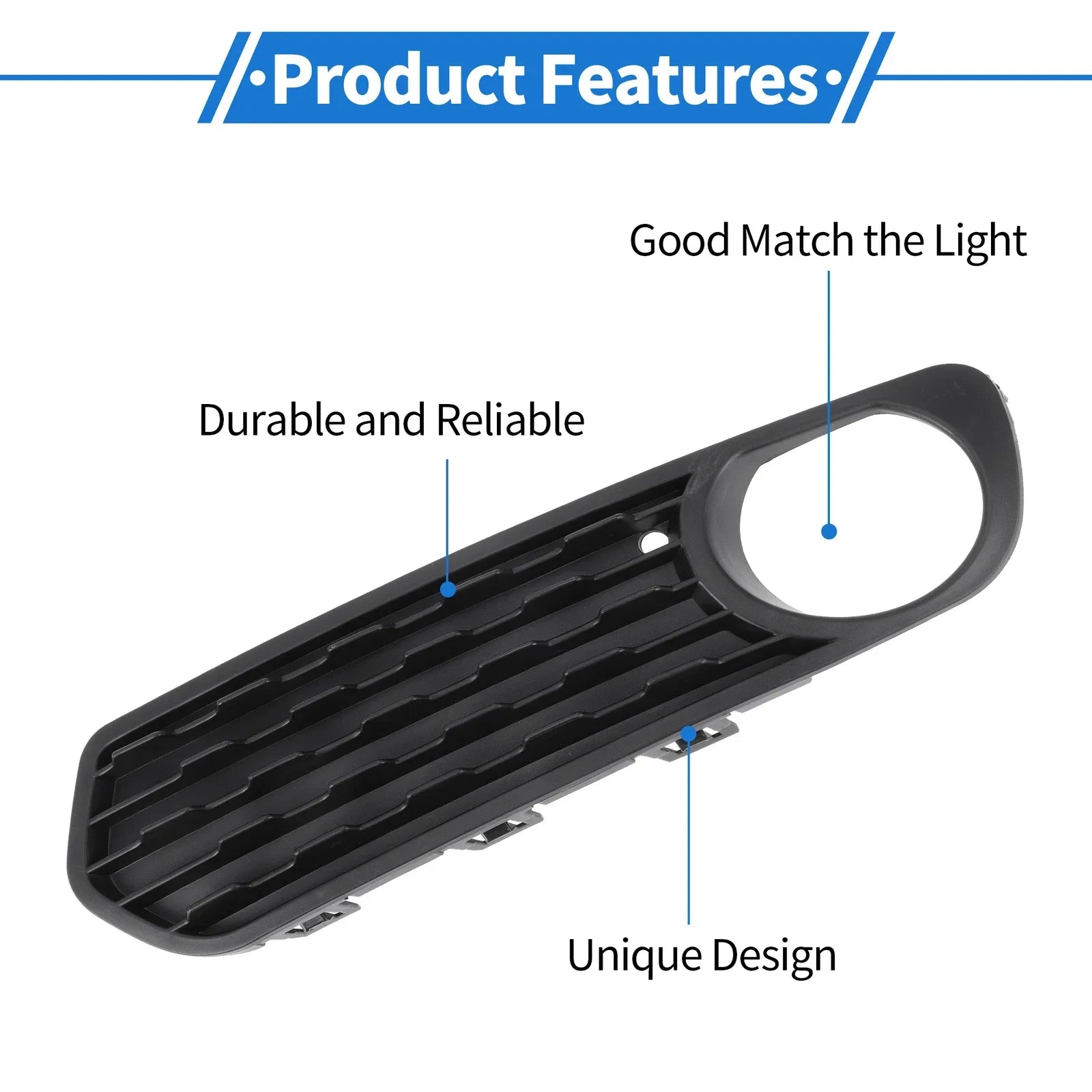 1x Front Left Fog Light Grill for BMW F20 F21 (2010 - 2012)