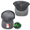 Duramax Diesel Flex Fit Hat for DMAX Truck (L/XL) - Grey/Black Mesh Back
