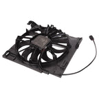 Radiator Cooling Fan Assembly for Jaguar XJ XJR XF XFR XKR (2004–2019)