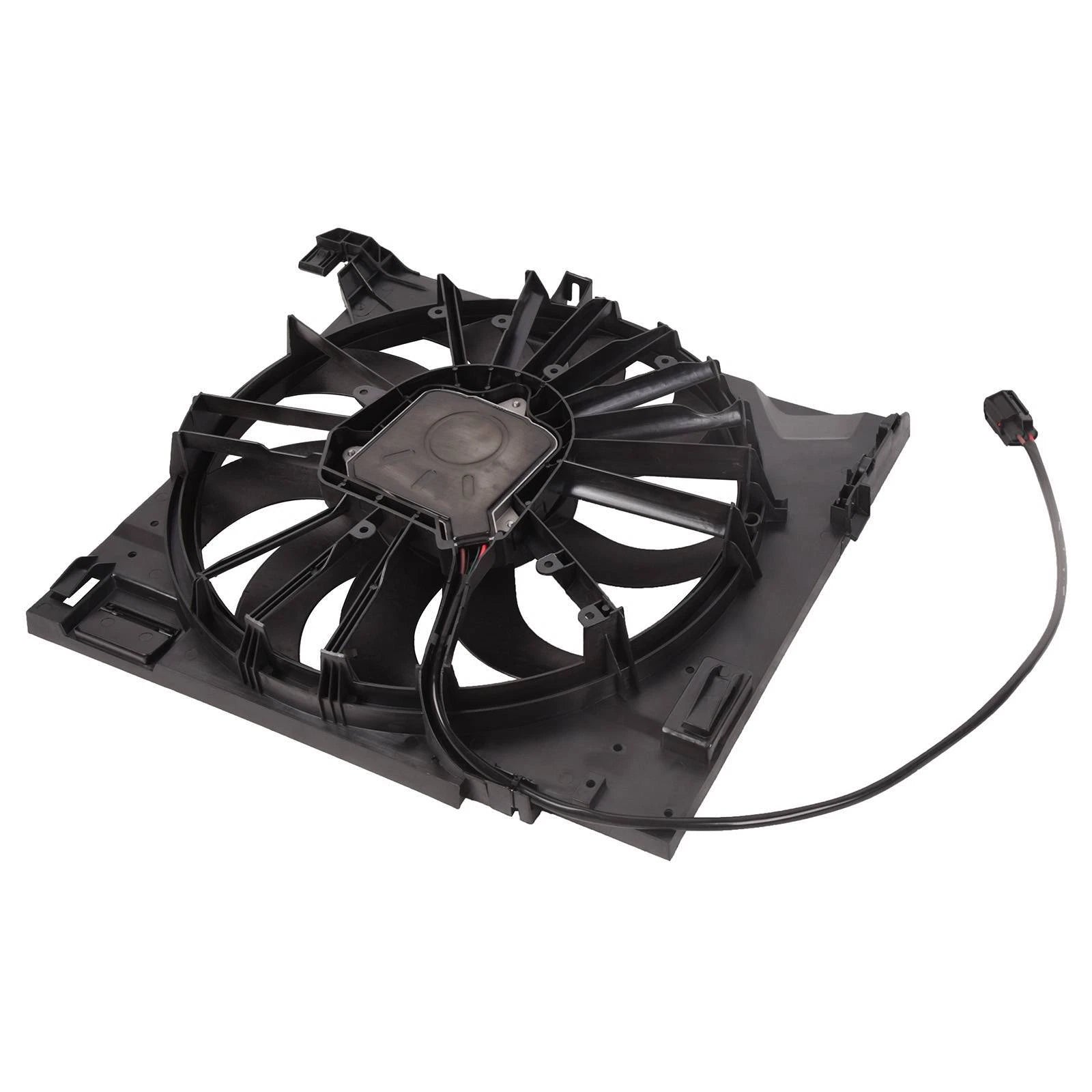 Radiator Cooling Fan Assembly for Jaguar XJ XJR XF XFR XKR (2004–2019)