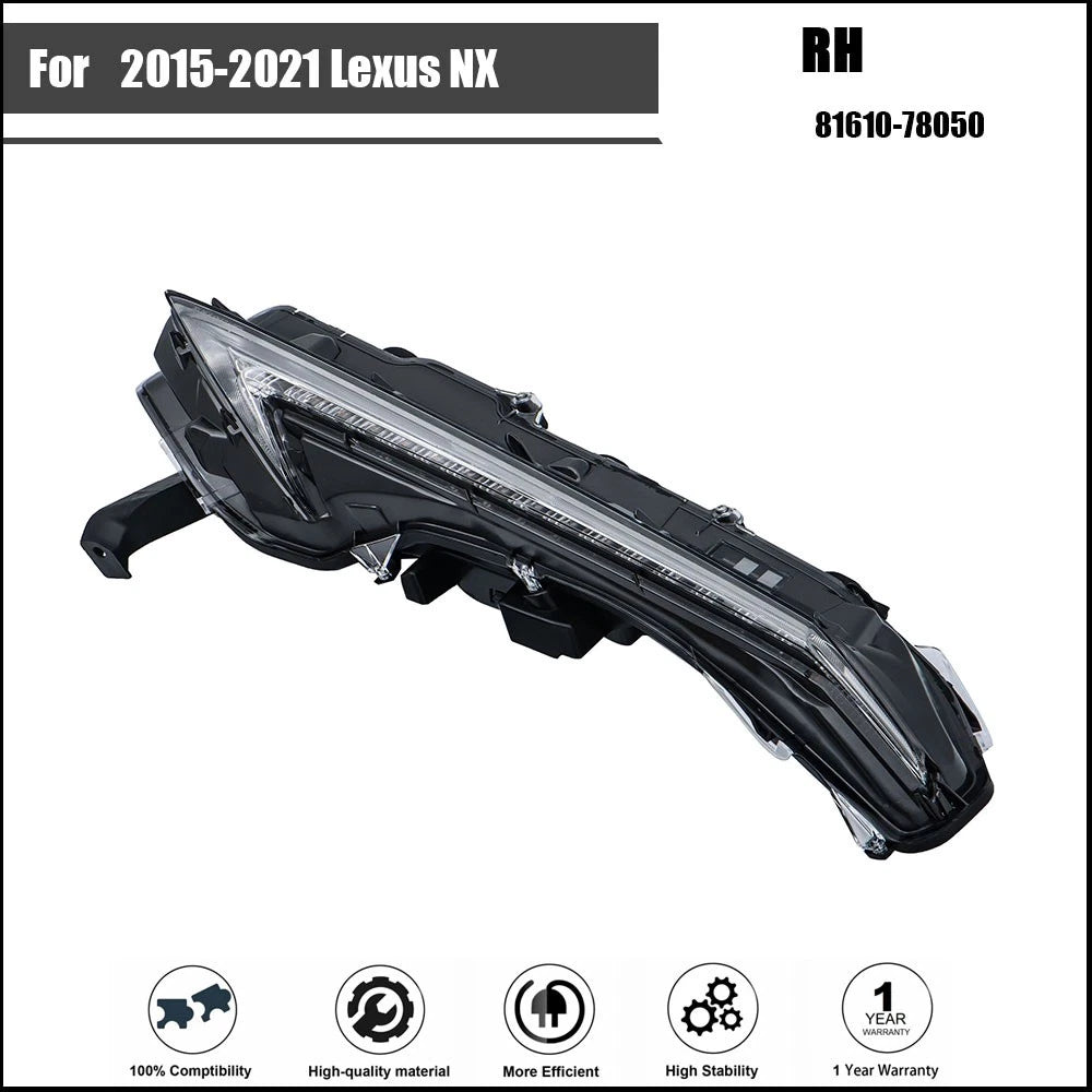 Daytime Running Lights for Lexus NX (2015–2021) Right Passenger Side