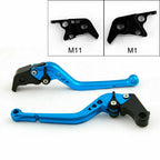 Long Brake Clutch Levers for BMW HP2 Sport (2008–2011) Blue T9