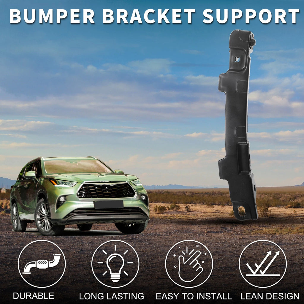 1pc Right Front Bumper Retainer Bracket No. 525350E050 for Toyota Highlander (2014–2019)