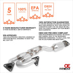 Set of 2 Catalytic Converter Exhaust Flex Pipes for Nissan Murano (2003–2007)