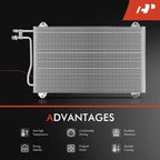 A/C Condenser with Bracket for Dodge Sprinter 2500 (2002-2006)