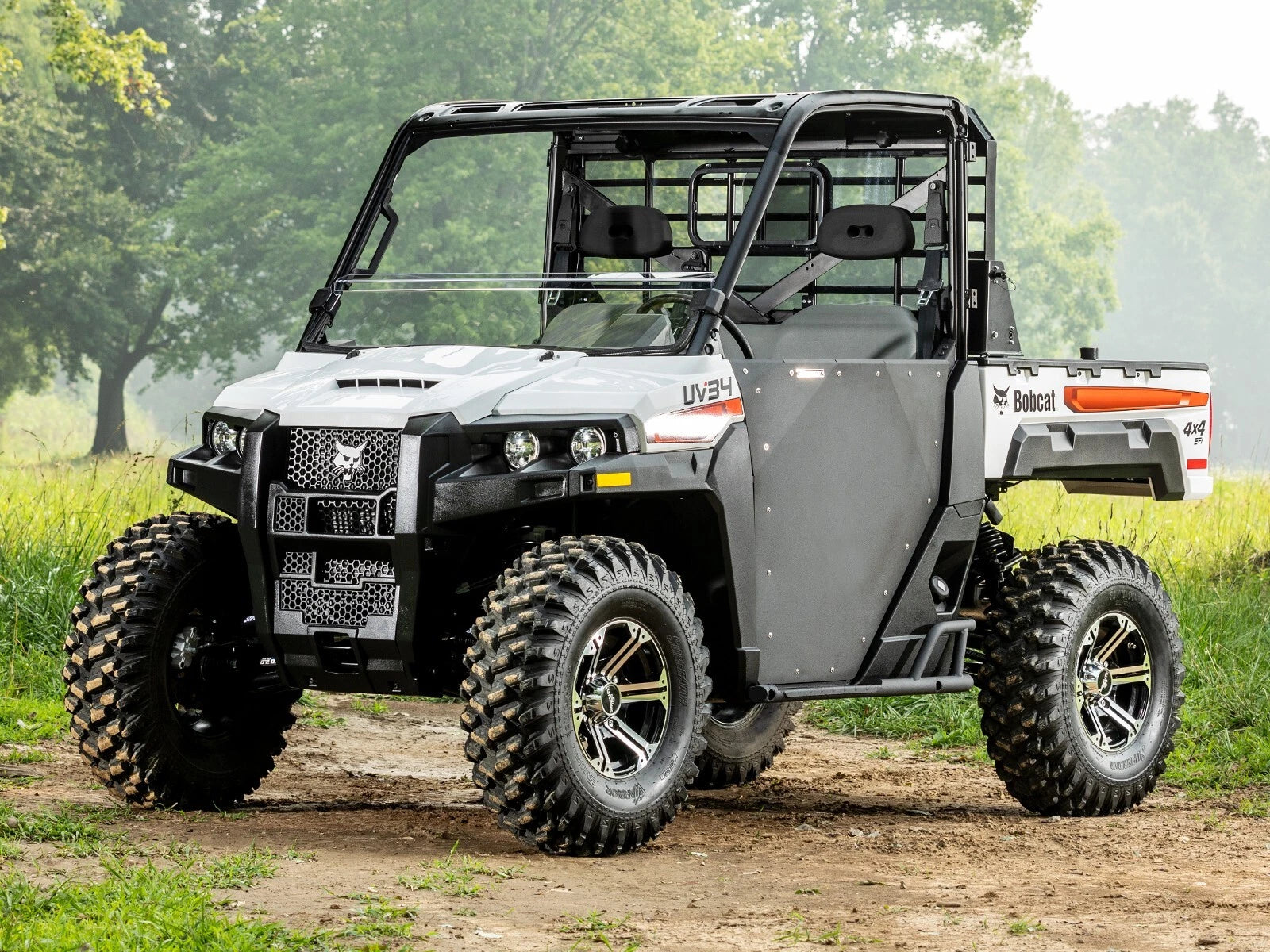 Clear Scratch Resistant Half Windshield for Bobcat UV34 (2019–Present)
