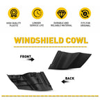 2X Windshield Wiper Side Cowl Cover Trim for Toyota Yaris (2006–2010)