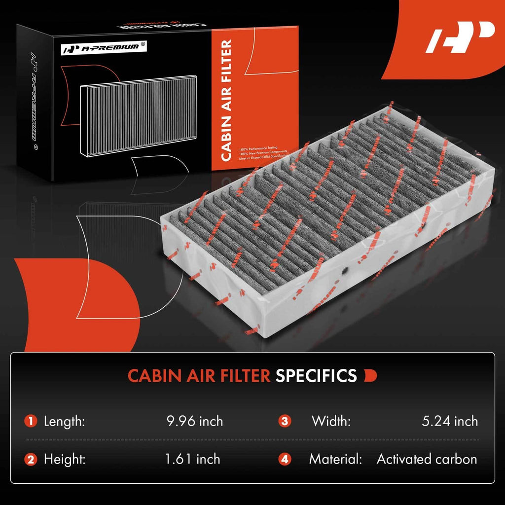 Engine and Activated Carbon Cabin Air Filter for Benz W166 GLE350 (2016–2019)