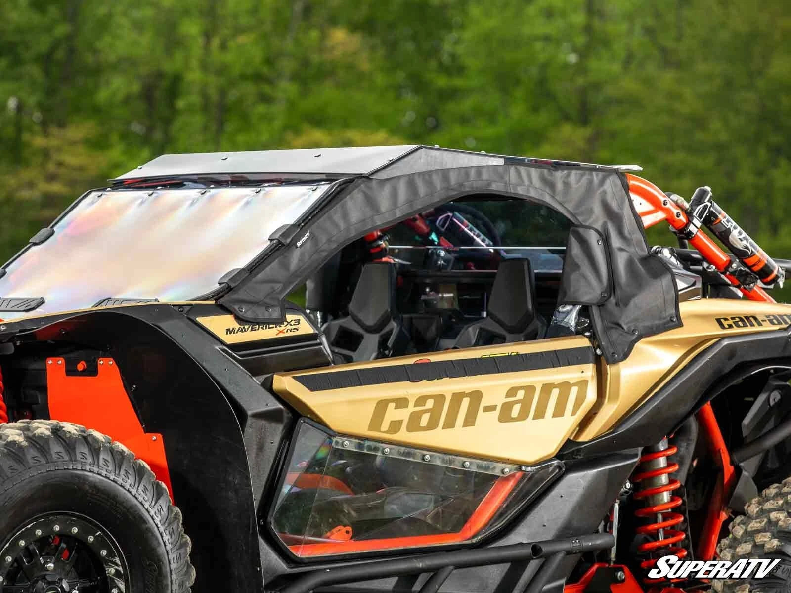 SuperATV Upper Doors & Rear Windshield for Maverick X3 (2017–2023)