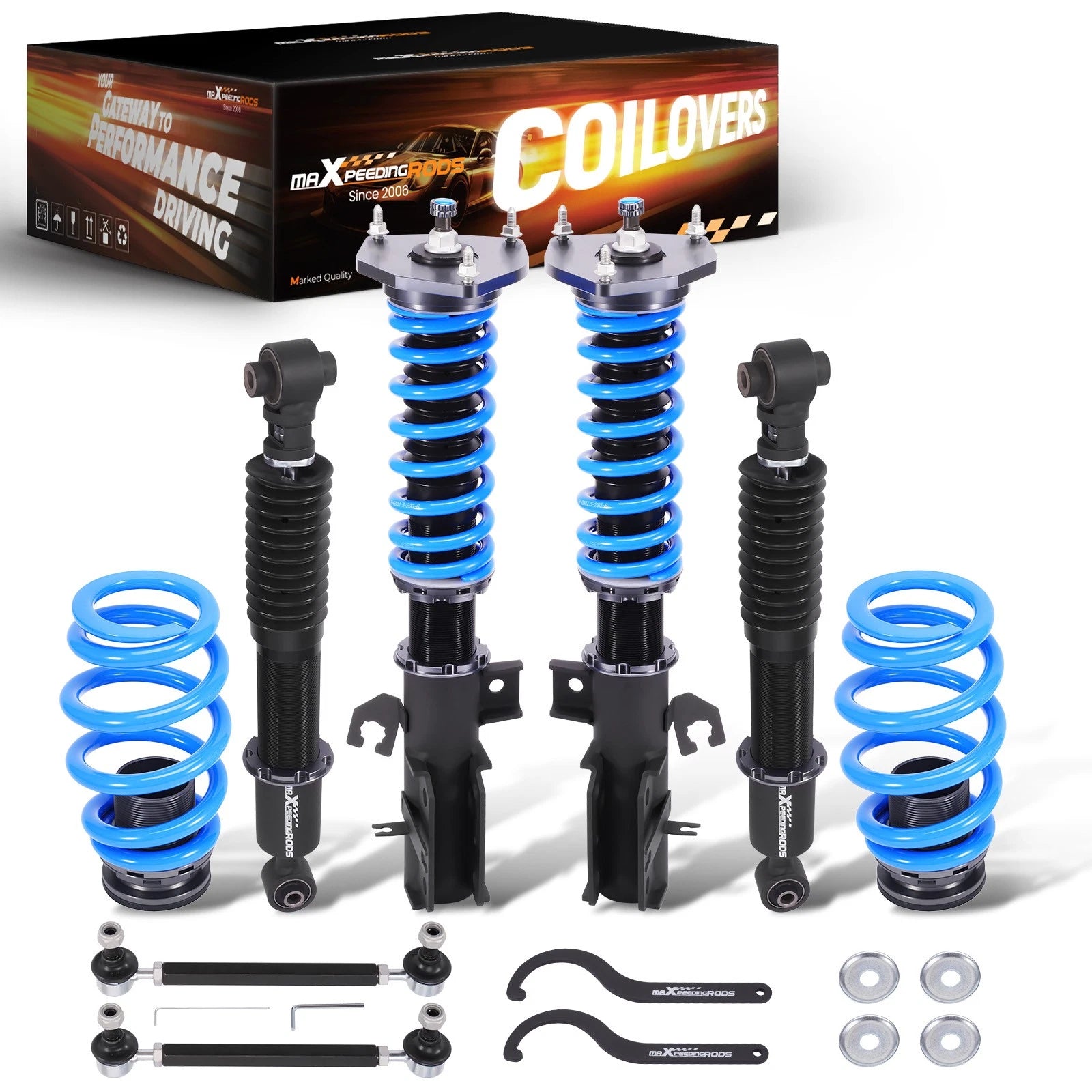 Adjustable Coilovers Lowering Kit for Nissan Rogue (2008–2015)