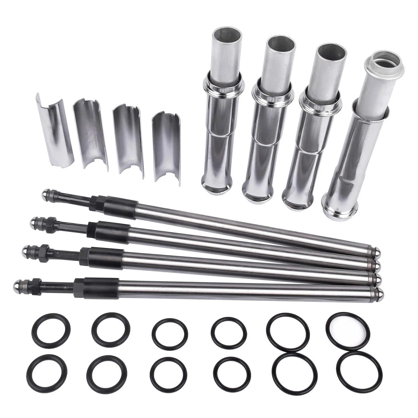 Adjustable Pushrods & Push Rod Cover Kit for Harley Twin Cam (2000–2017) 0928-0023