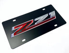 License Plate Emblem 3D Gloss Logo for Chevy Silverado Z71 (2019–2024)