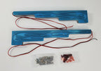 Custom V8 Wire Loom with LED Blue Flame for Hot Rod V8 (Universal)