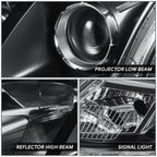 Left Driver Side Projector Headlight Lamp for Ford Fusion (2010–2012)