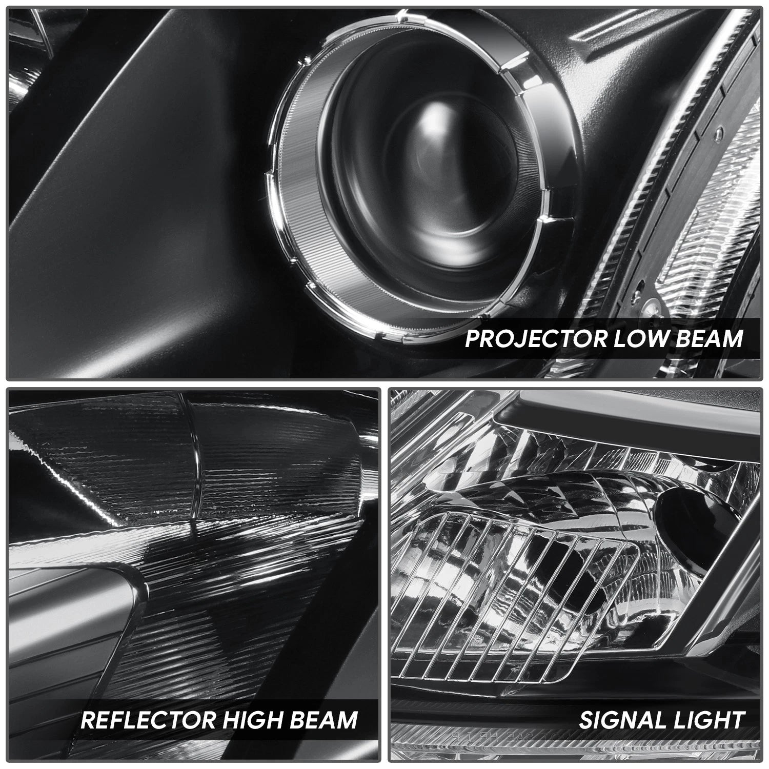 Left Driver Side Projector Headlight Lamp for Ford Fusion (2010–2012)