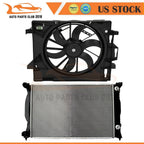 Radiator and Cooling Fan Assembly for Chrysler Town & Country (2008–2016)