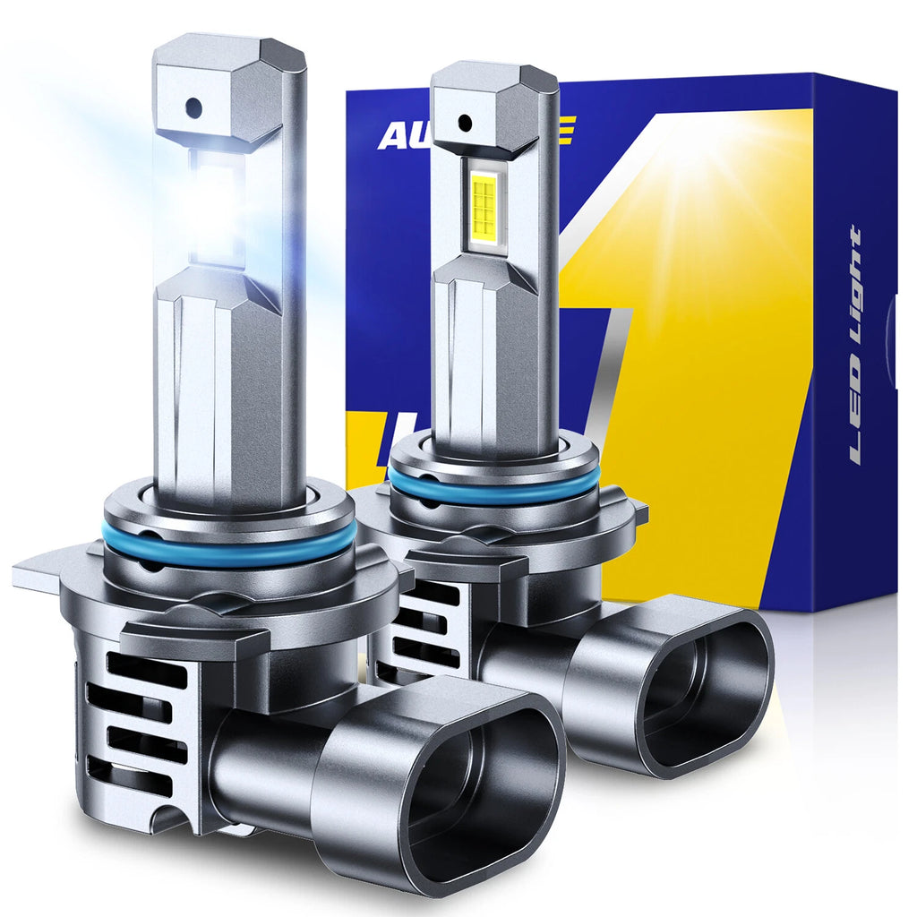 2X 9012 HIR2 LED Headlight Bulbs White 6500K 20000LM High-Low Beam