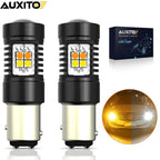 Set of 2 BAY15D 1157 LED Reverse Signal Turn Brake Lamp Bulbs for Cars/Trucks