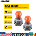 2 Pcs Front Turn Signal Lamp Socket for KIA Sorento Forte Soul (H)