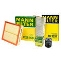 Mann Oil Air Paper Cabin Filter Service Kit for Audi A6 Allroad (2005–2011)