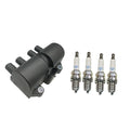 Ignition Coil & 4 NGK Spark Plugs Kit for Chevrolet Aveo/Aveo5 (2004–2011)