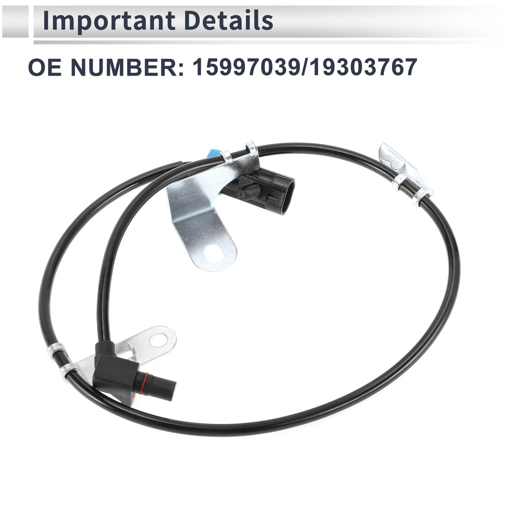 ABS Wheel Speed Sensor No. 15997039 for Chevrolet Blazer (1998–2005) Front Right