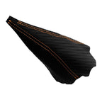Manual Shift Boot for Ford Mustang (1994–2004) Carbon PVC Orange Stitch