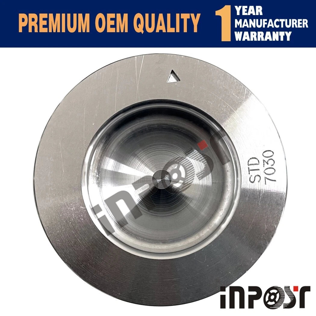 4X 4JJ1 STD Piston with Ring for Isuzu 4JJ1 4JJ1T NPR NQR NHR NKR ELF Truck