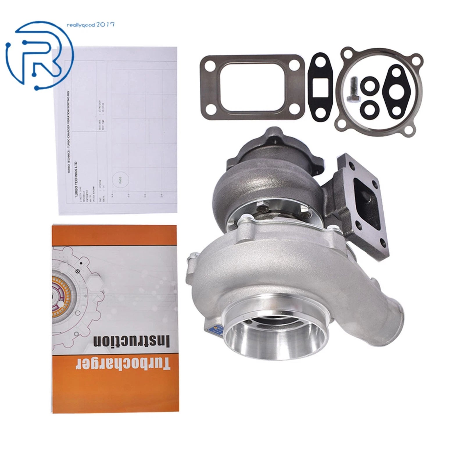 Billet Turbo GT3037 GT3076 T3 Flange 0.82 A/R V-Band (500+ HPS)