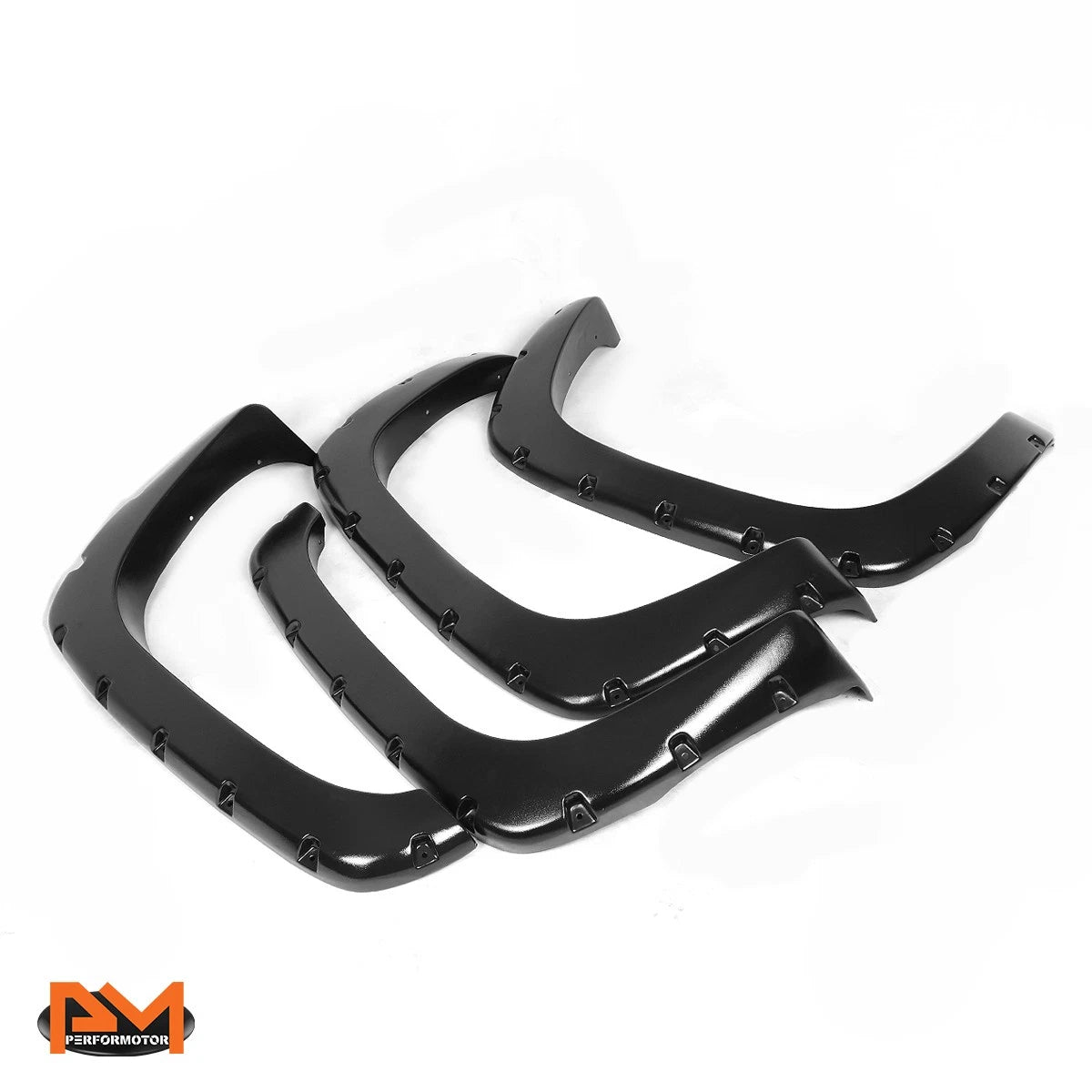 Set of 4 Pocket-Riveted ABS Wheel Fender Flares for Silverado (2003–2007)