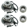 Front & Rear Wheel Bearings & Hubs Kit for Ford Explorer (2011–2021)