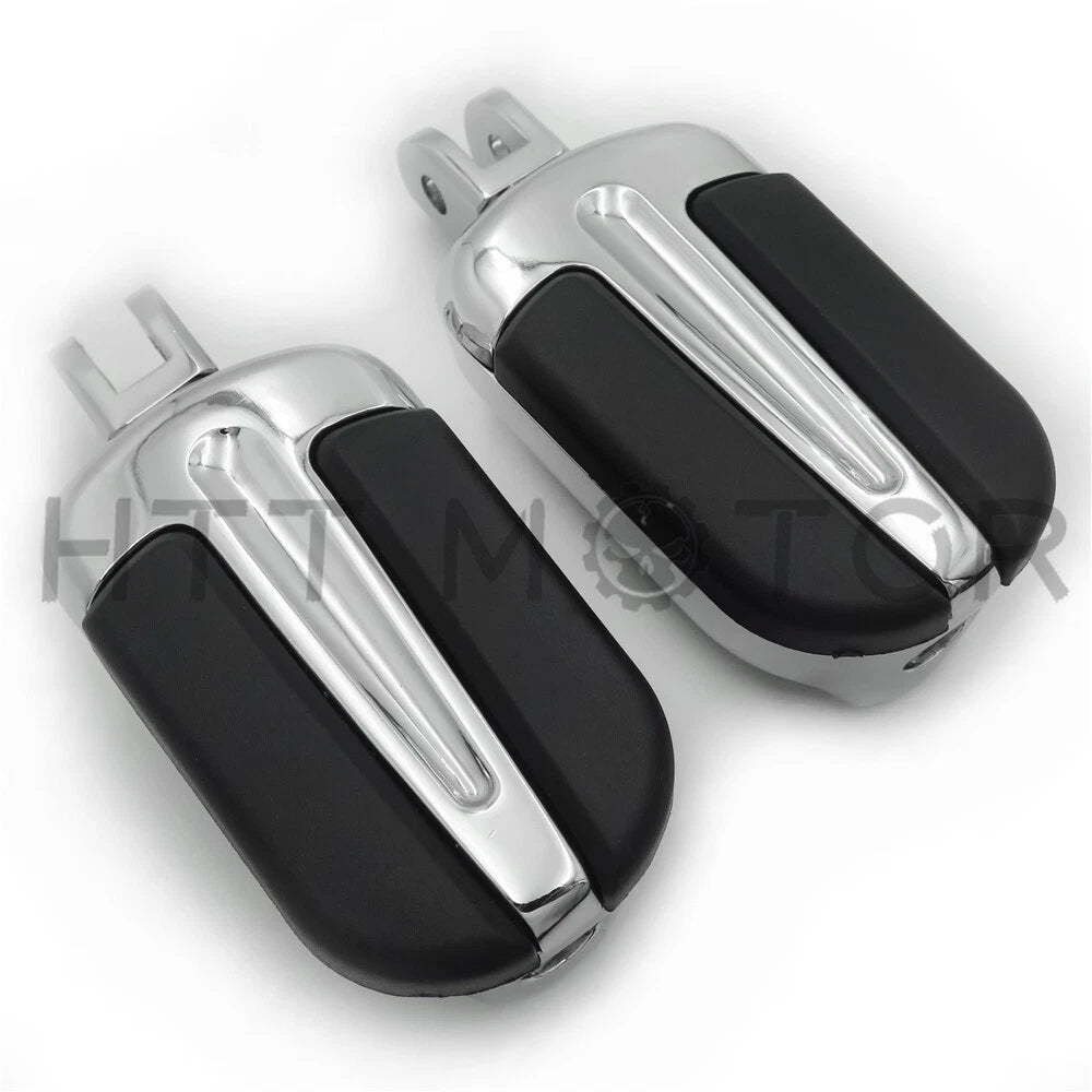 Slipstream Chrome Footpegs for Harley FXBB FXBR FXBRS FXLR (2018–Present)