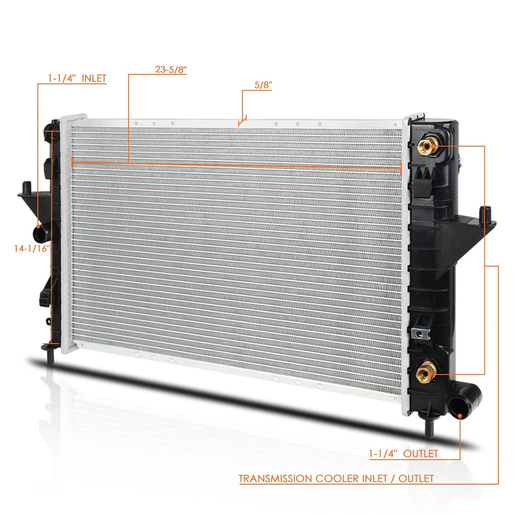 Aluminum Core OE Radiator for Saturn SC1 SC2/SL1 SL2/SW1 SW2 (1994–2002) DPI-2191