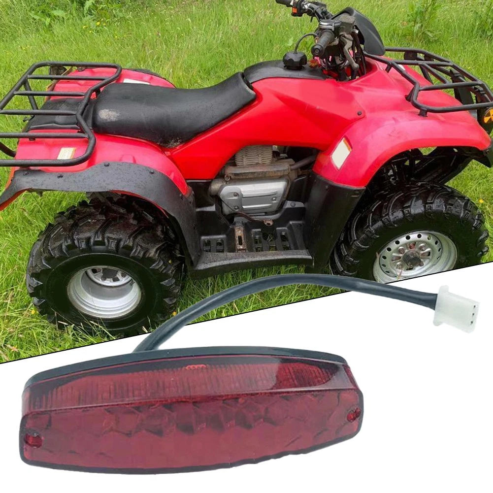 Tail Brake Light Lamp for Motorcycle Quad ATV Dirt Bike (12V)