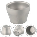Compact Double Layer Titanium Wine Mug 45ml - Rust Resistant, Lightweight