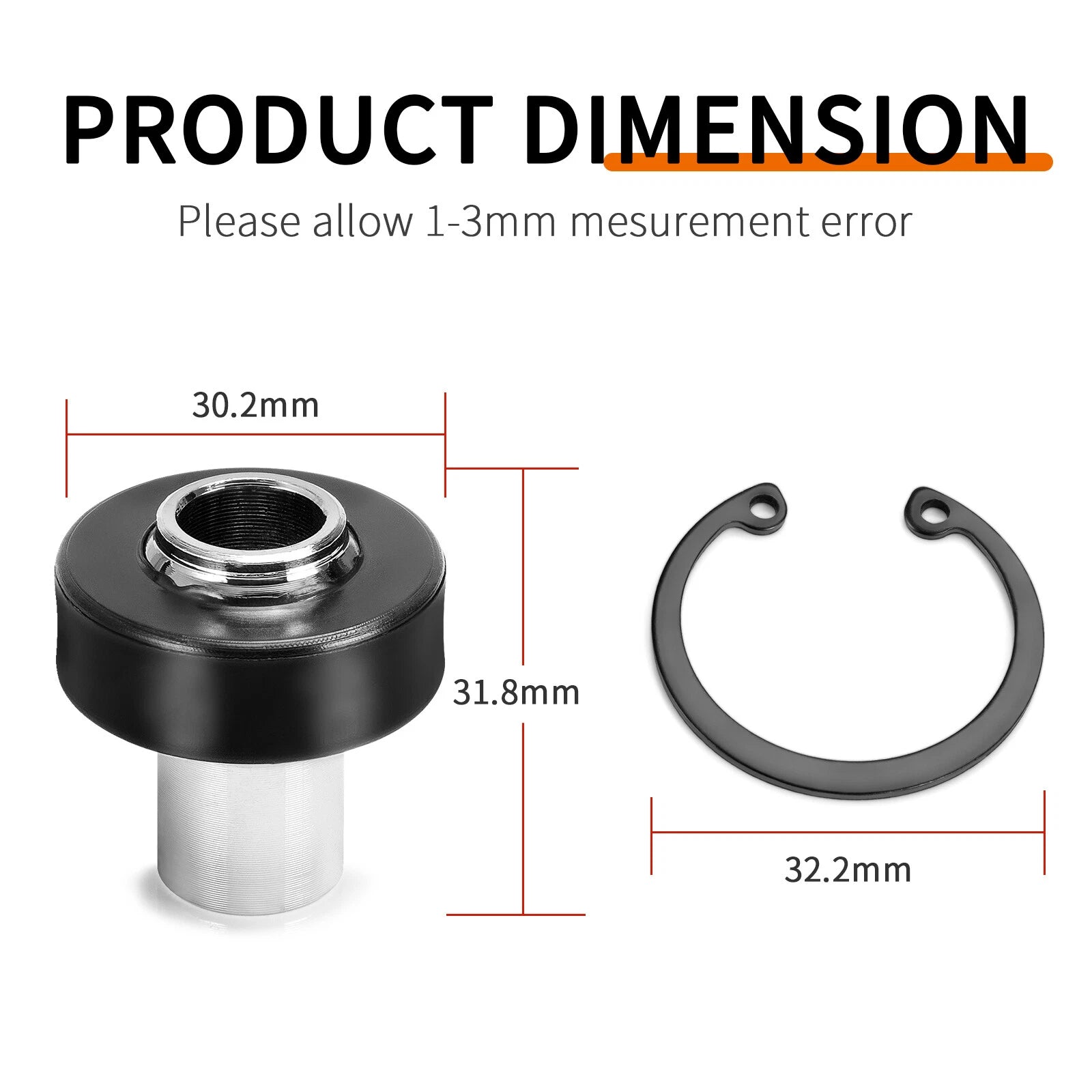 Trailing Arm Rear Bushing for Polaris Snowmobile (Part # 7061042, 7710437)