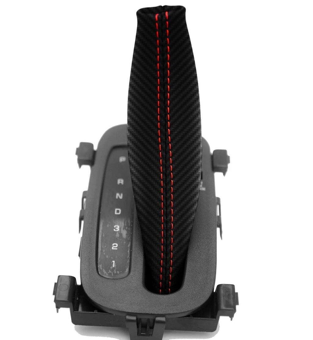 Automatic Shift Boot for Pontiac Grand Prix (1997–2003) - Carbon Red Stitch