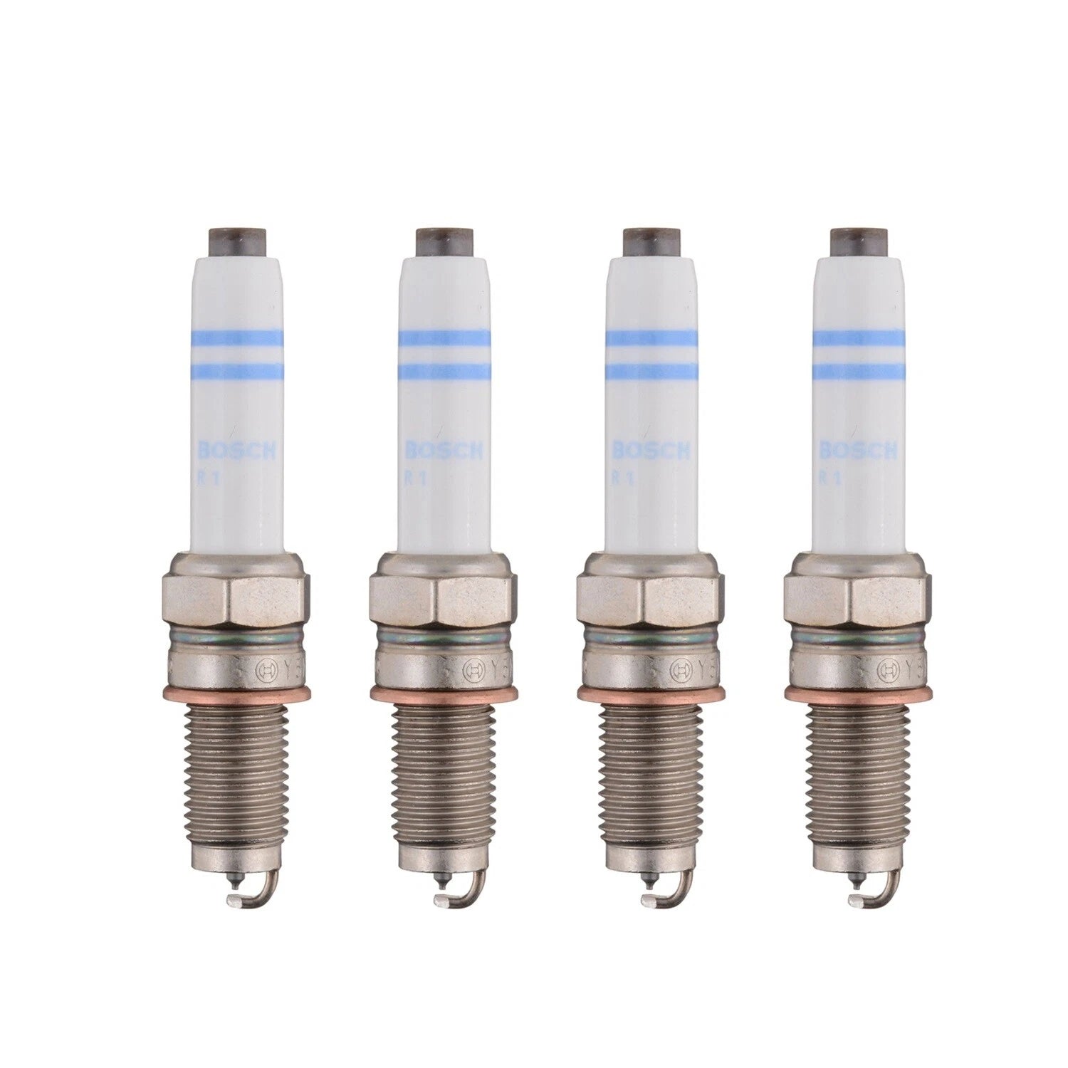 Set of 4 Bosch Double Platinum Spark Plugs for VW Jetta 1.4L L4 (2011–2018)