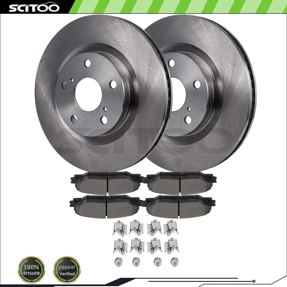 Front Brake Pads and Rotors for Toyota Matrix RAV4 (2006–2013)