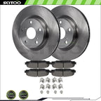 Front Brake Pads and Rotors for Toyota Matrix RAV4 (2006–2013)