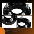 2X 1" T6 Wheel Spacers for Ford Mustang Explorer (5x4.5, 70.5mm Hub Centric)